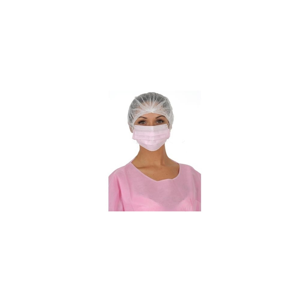 Masques Chirurgicaux Enfants Type IIR Panda Rose - 50 masques