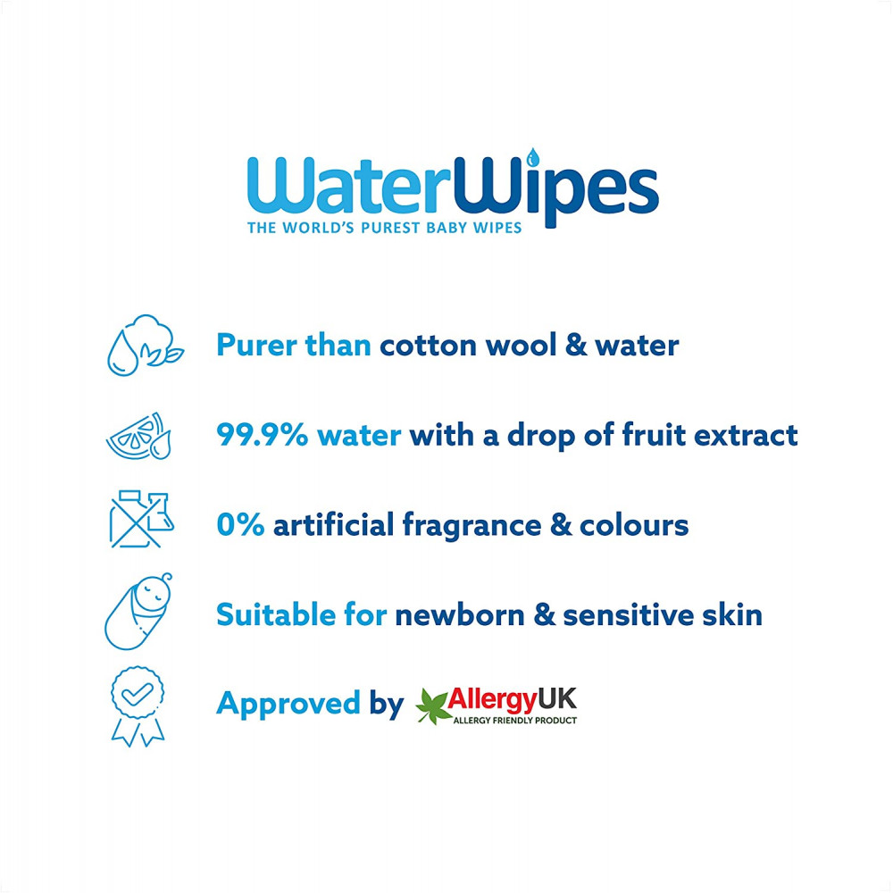 WaterWipes®, les lingettes pour peaux fragiles qui respectent le