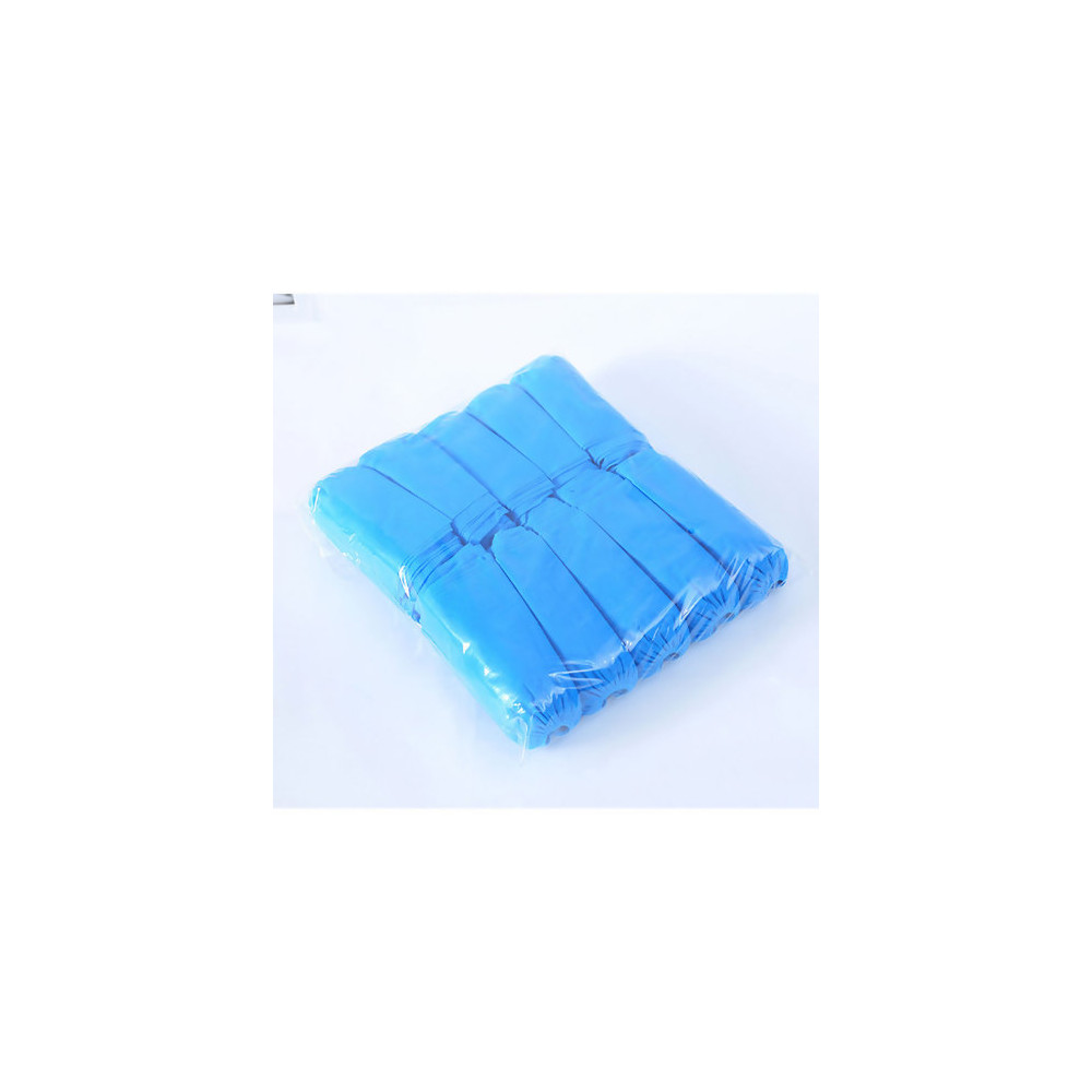 Surchaussures jetables bleues non tissées (PP - polypropylène)