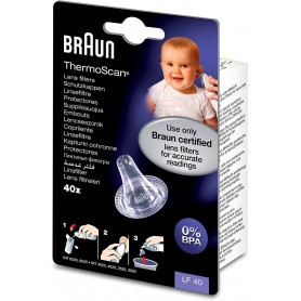 Braun LF40 40 Embouts jetables pour thermomètres auriculaires
