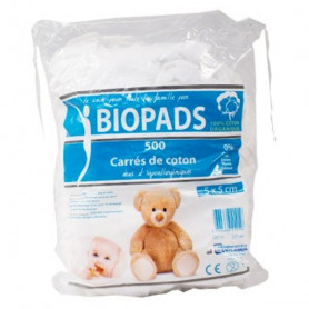 Coton carré 5x5cm - sachet de 500