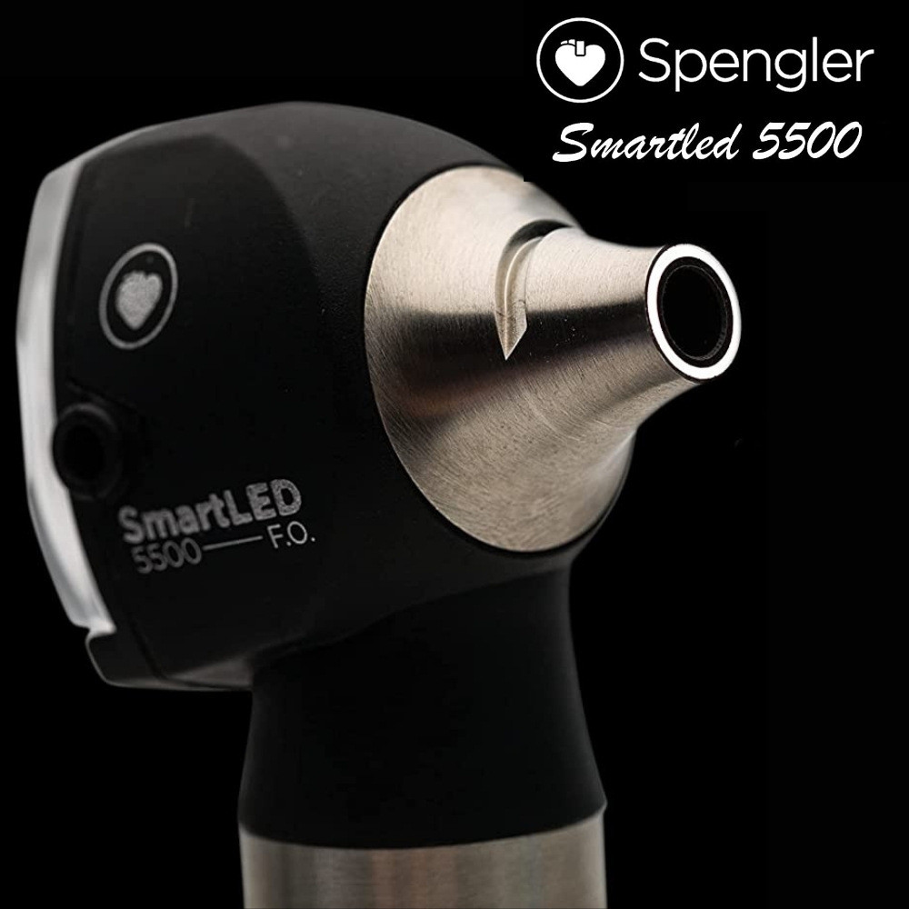 Otoscope Spengler SmartLed F/O LED noir - Docti Med