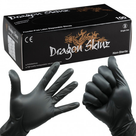 Gant Latex noir XS-S-M-L-XL - Dragon Skinz