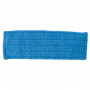 Frange Microfibre bleue à Poche/Languette 44 x 14,5 cm