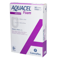 AQUACEL Foam Adhésif Talon 14x19,8 cm - Boîte de 10