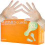 Gant vinyle non poudré non stérile taille XL - MAXIMUS GLOVES