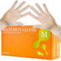 Gant vinyle non poudré non stérile taille M - MAXIMUS GLOVES
